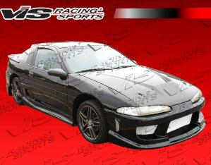 90-91 Mitsubishi Eclipse 2dr VIS Carbon Fiber Hood - Invader Style