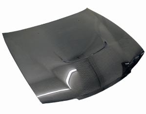 95-96 Nissan 240SX 2dr VIS Carbon Fiber Hood - JS Style
