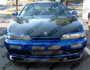 95-96 Nissan 240SX 2dr VIS Carbon Fiber Hood - OEM Style