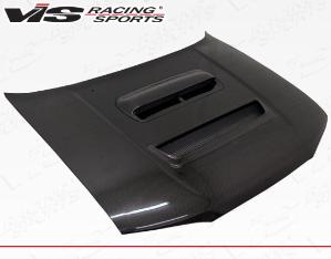 95-99 Subaru Legacy 4dr VIS Carbon Fiber Hood - V Line Style