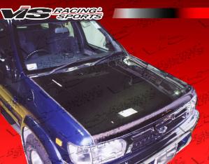 96-98 Nissan Pathfinder 4dr VIS Carbon Fiber Hood - OEM Style