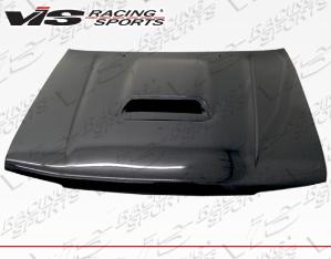 96-00 Toyota 4 Runner 2dr VIS Carbon Fiber Hood - OEM/Scoop Style