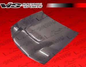 97-98 Nissan 240SX 2dr VIS Carbon Fiber Hood - JS Style