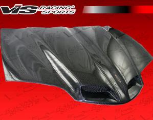 98-02 Pontiac Firebird 2dr VIS Carbon Fiber Hood - GTO Style