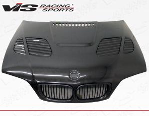 99-01 BMW 3 SERIES(E46) 4dr VIS Carbon Fiber Hood - GTR Style