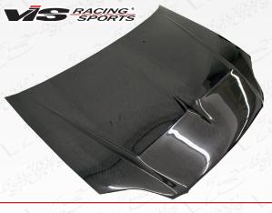 99-00 Honda Civic 2dr/4dr VIS Carbon Fiber Hood - Monster Style