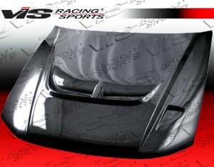 99-03 Mitsubishi Galant 4dr VIS Carbon Fiber Hood - Monster   Style