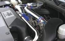 2004-2006 General Motors 6.0L Engine Denali Trim Lines, Chevrolet and GMC Vortech® Supercharging System w/V-2 Si-Trim Supercharger & Cooler, Polished 