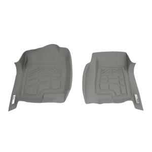 00-06 Suburban, 00-06 Tahoe, 00-06 Yukon Denali/XL, 02-06 Avalanche, 02-06 Escalade ESV, 03-06 Escalade EXT , 99-07 Sierra , 99-07 Silverado  Wade Sure-Fit Mat - Gray - Front Seats (Set of 2) 