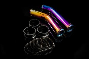 08-09 Mitsubishi Lancer Weapon R SW Intercooler Pipe Kit - Neo Titanium Finish