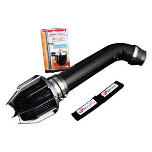 90-97 Toyota Corolla Weapon R Short Ram Intake - Carbon Fiber Pipe, Dragon Filter