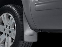 1999-2007 Ford F-Series Super Duty without Flares, 2000-2005 Ford Excursion without Flares Weathertech Mud Flaps - No Drill (Black) - Front