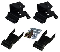 97-03 F150, 98-03 F250 (Reg Duty) Western Chassis Hanger And Shackle Kit - Drop: 4