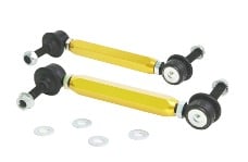 Universal Whiteline WL Sway Bar Links - Universal Sway Bar End Link Kit - 175-200mm Heavy Duty Adjustable - 10mm Ball Studs