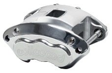 Universal Wilwood WIL D154 Caliper - Caliper-D154-Polished 1.12/1.12in Pistons 0.81in Disc