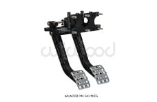 Universal Wilwood WIL Brake and Clutch Pedals - Adjustable Dual Pedal - Brake / Clutch - Rev. Swing Mount - 5.1:1