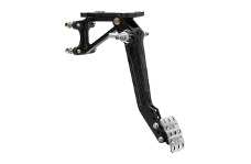 Universal Wilwood WIL Brake and Clutch Pedals - Adjustable Tru-Bar Single Brake Pedal - Swing Mount - 6.25-7:1