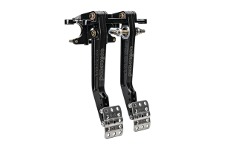Universal Wilwood WIL Brake and Clutch Pedals - Adjustable Tru-Bar Brake w/ Clutch - Swing Mount - 5.5-6.25:1