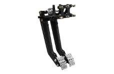 Universal Wilwood WIL Brake and Clutch Pedals - Adjustable Tru-Bar Brake w/ Clutch - Reverse Swing - 5.5-6.25:1