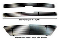 94-97 Blazer, 94-97 S10 Wings West Lower Aluminum Billet Grille - 1 Piece