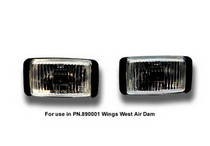 , 94-97 Blazer 2/4 DR, 94-97 Blazer Halogen Headlights, 94-97 S10 Wings West Aluminum Billet Grille Halogen Headlight Set - 3 Piece