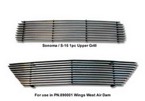94-97 Sonoma Wings West Aluminum Billet Grille Set - 2 Piece