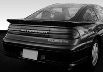 90-94 Mitsubishi Eclipse Wings West Paintable Wings - Factory Style w/  L.E.D. (w/o Wiper)