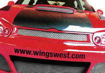 99-04 Golf Wings West Cut-Out Grilles - G-Spec Hood (Urethane)