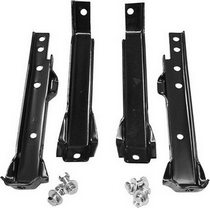67-72 2WD Chevrolet with Coil Springs, 67-72 2WD GMC Trucks with Coil Springs Woodall Rear Bumper Bracket Set