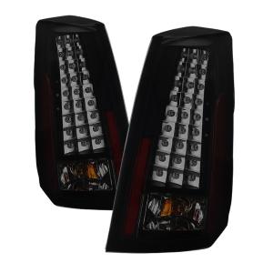 Cadillac CTS 2003-2007 (Fits on US and Canadian Spec) Xtune LED Tail Lights -Black Smoked