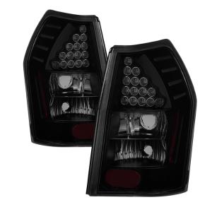 Dodge Magnum 05-08 Xtune LED Tail Lights - Black Smoked