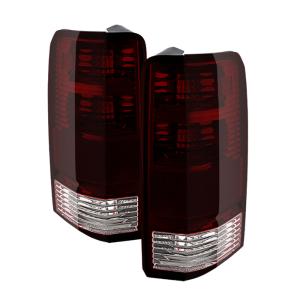 Dodge Nitro 07-11 Xtune OEM Style Tail Lights - Red Smoked