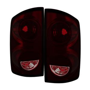 Dodge Ram 1500 07-08 / Ram 2500 3500 07-09 Xtune OEM Style Tail Lights -Red Smoked