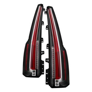 GMC Yukon 2015-2017 Xtune LED Tail Lights ( Escalade Style )- Black