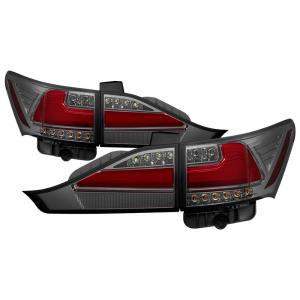 Lexus CT200h 2011-2014 Light Bar Style Xtune LED Tail Lights - Smoked