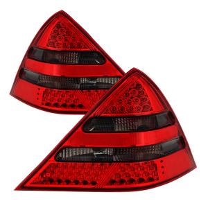 Mercedes R170 SLK 98-04 Xtune LED Tail Lights ( R171 AMG Look ) - Red Smoked