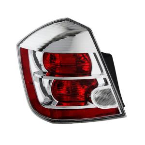 CarPartsDepot For 00-03 Sentra Driver Tail Lamp NI2800148 Red Stop Clear Signal Amber Bulb 