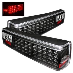 Ford Mustang 87-93 Xtune LED Tail Lights - Black