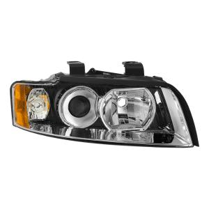 Audi A4 02-05  (Halogen Only Does not fit HID models  also does not fit cabriolet convertible model) Xtune Passenger Side HeadLights -OEM Right