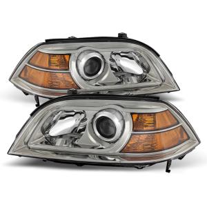 Acura MDX 2004-2006 Xtune Crystal Headlights - Chrome