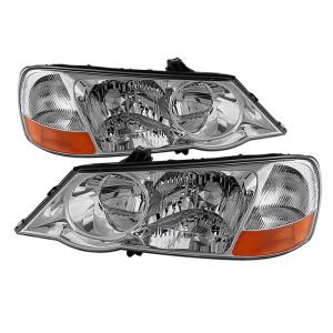 Acura TL 2002-2003 HID Model Only Xtune OEM Style headlights - Chrome