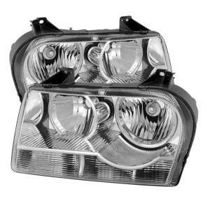 Chrysler 300  05-08 (Does Not Fit 300C or SRT-8 Models that use Projection Halogen or Xenon Headlights ) Xtune Halogen Non-Projection Style Only Crystal headlights - Chrome