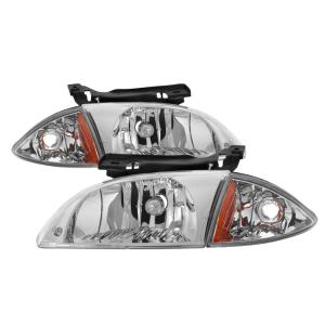 Chevy Cavalier 00-02 Xtune Corner Lamp & Headlights 4-Piece set-Chrome