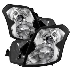 Cadillac CTS 03-07 Halogen Model Only ( Not Compatible With Xenon/HID Model ) Xtune Crystal Headlights - Chrome