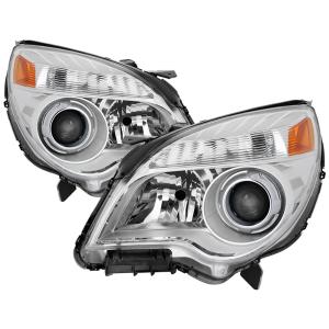 Chevy Equinox LTZ  Halogen only 2010-2013 ( Will not Fit LS  LT and HID Models ) Xtune OEM Style Headlights - Chrome