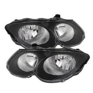 Chrysler 300M 1999-2004 (Does not fit HID model) Xtune Crystal Headlights - Black