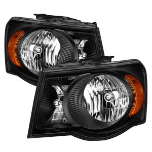 Chrysler Aspen 07-09 / Aspen Hybrid 2009 Xtune OEM Style Headlights - Black