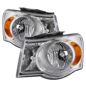 Chrysler Aspen 07-09 / Aspen Hybrid 2009 Xtune OEM Style Headlights - Chrome