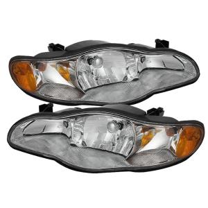 Chevy Monte Carlo 00-05 Xtune Crystal Headlights - Chrome