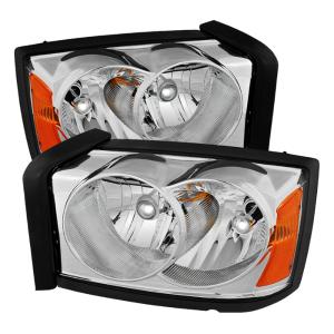 Dodge Dakota 05-07 Xtune Crystal Headlights - Chrome